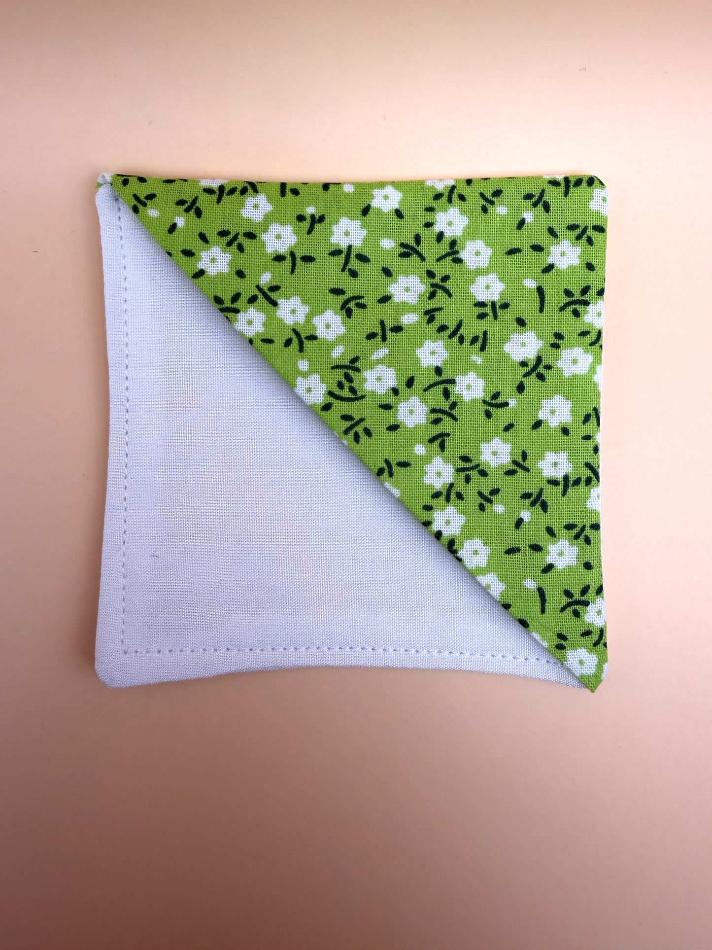 Flowers on Green - Page Corner Bookmark