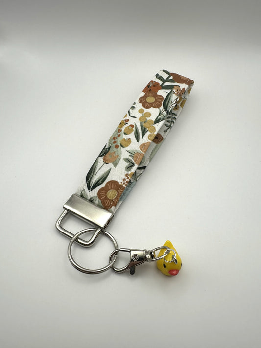 Earthen Bloom - Keychain Wristlet
