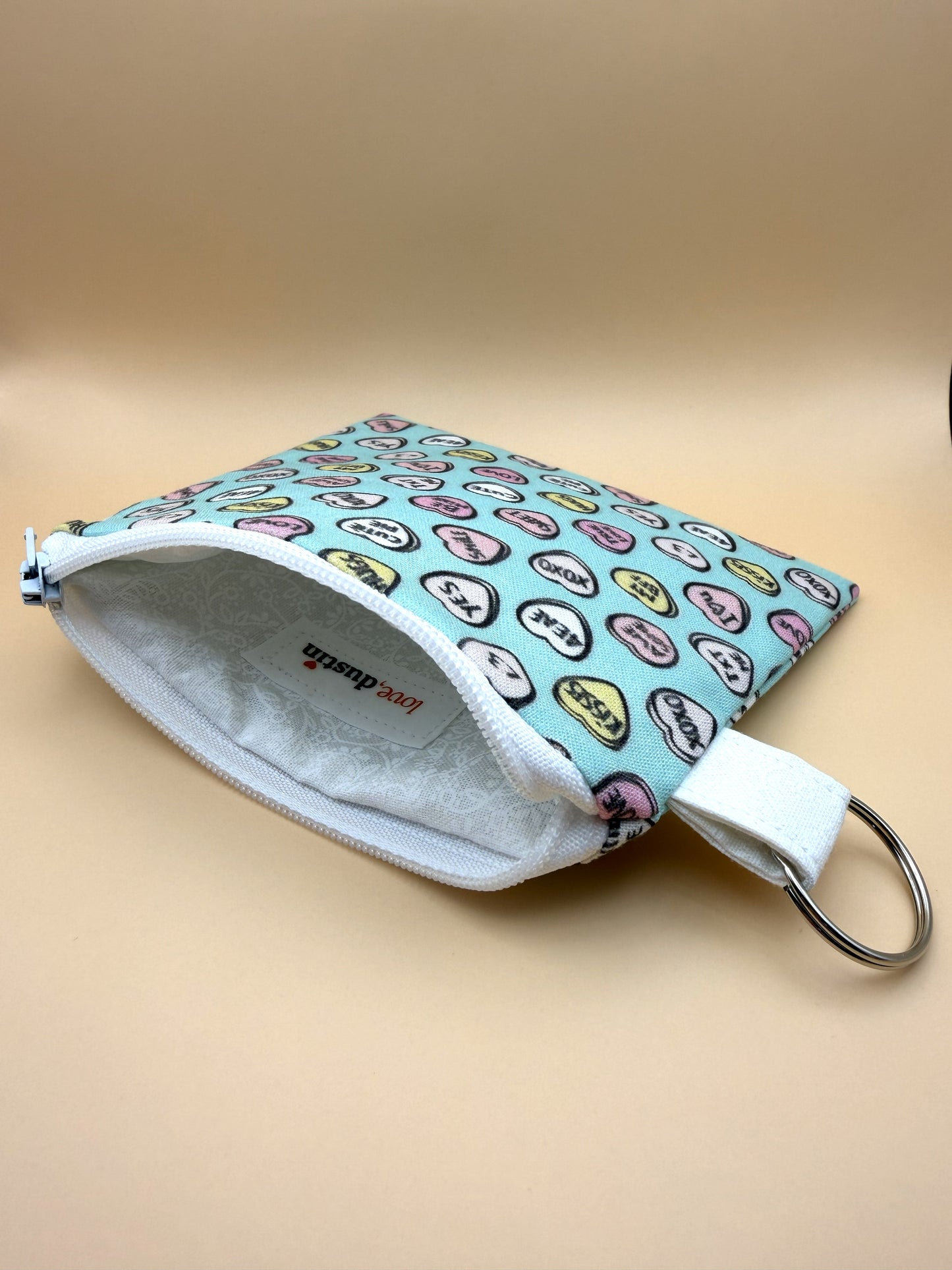 Green Conversation Hearts - Wallet