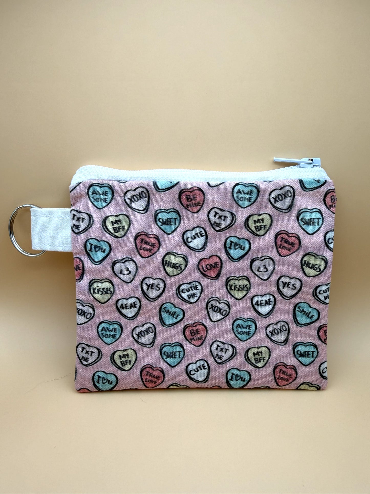 Pink Conversation Hearts - Wallet