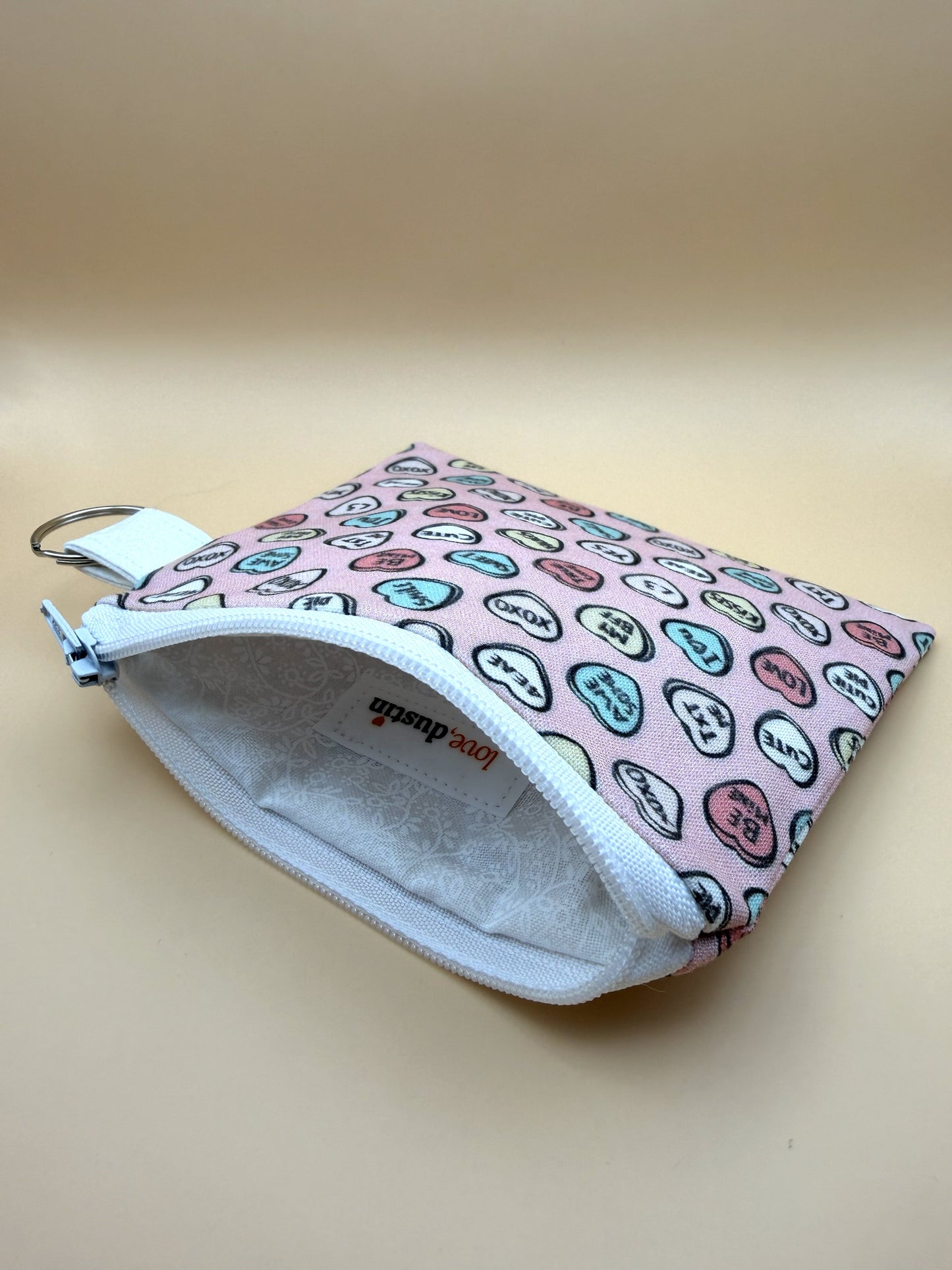 Pink Conversation Hearts - Wallet