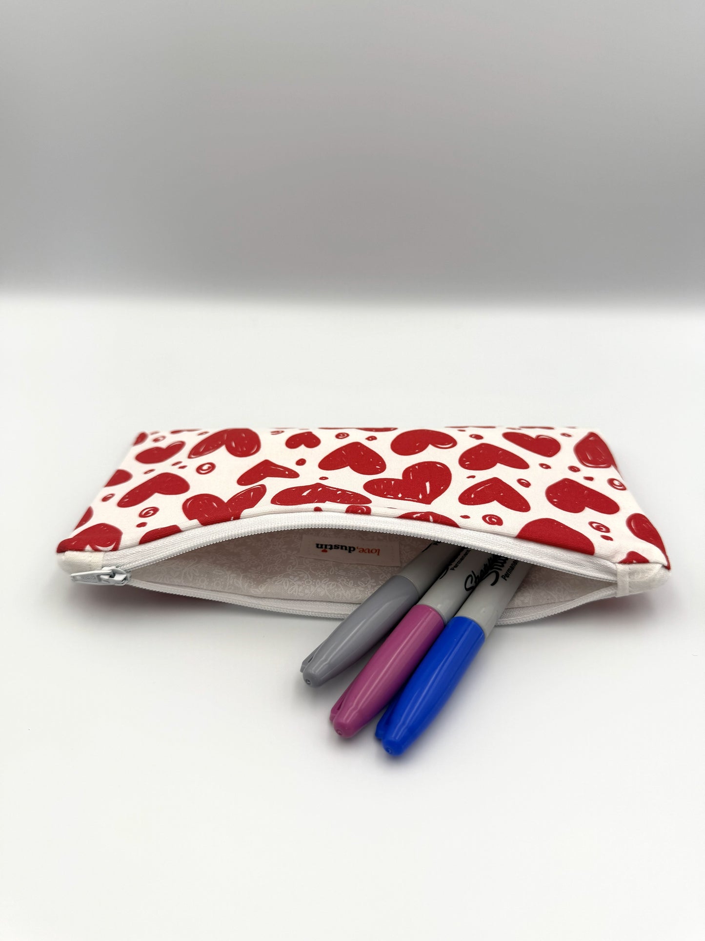 Doodle Hearts - Anything Pouch