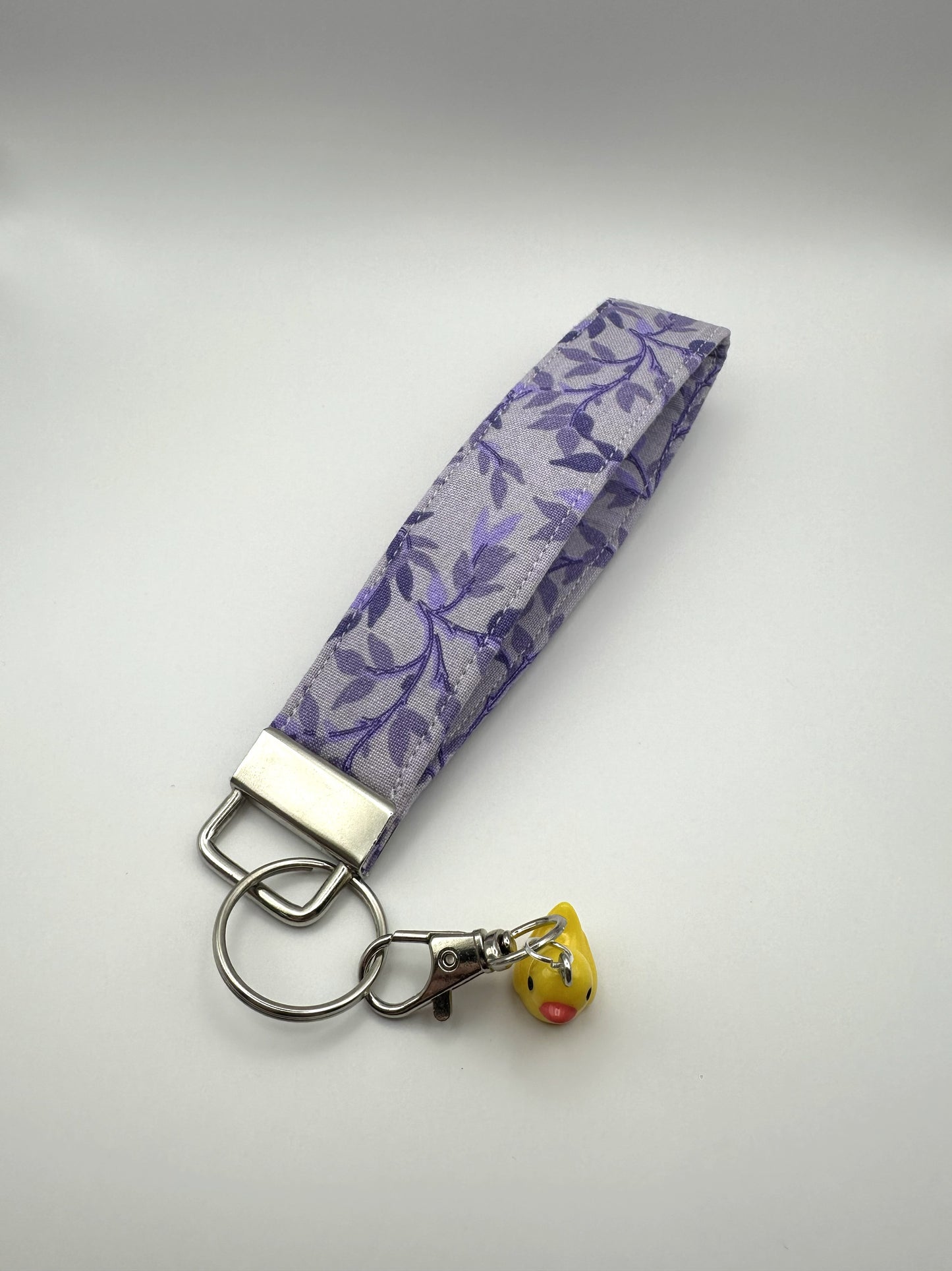 Purple Vines - Keychain Wristlet