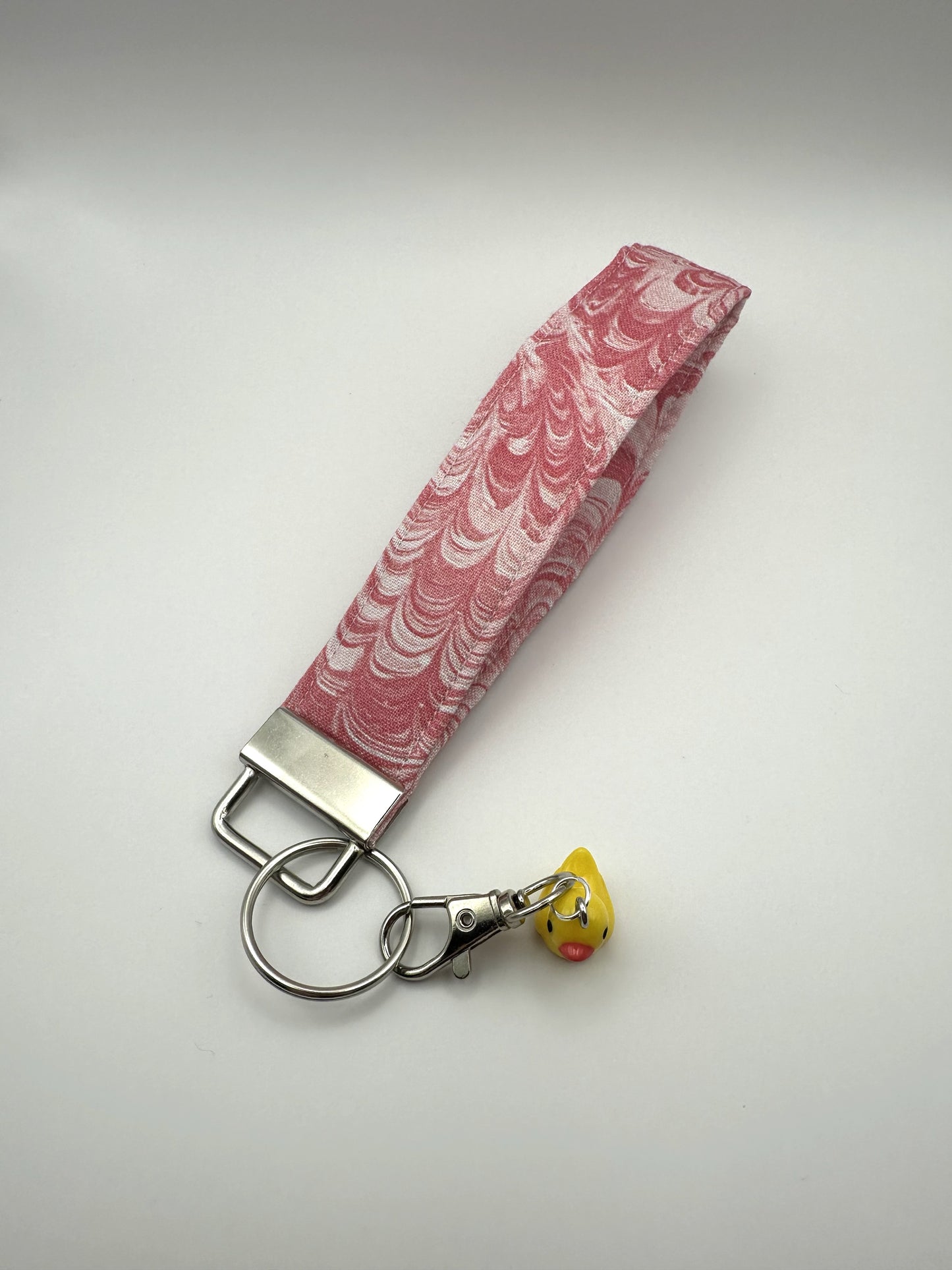 Swirly Pink - Keychain Wristlet