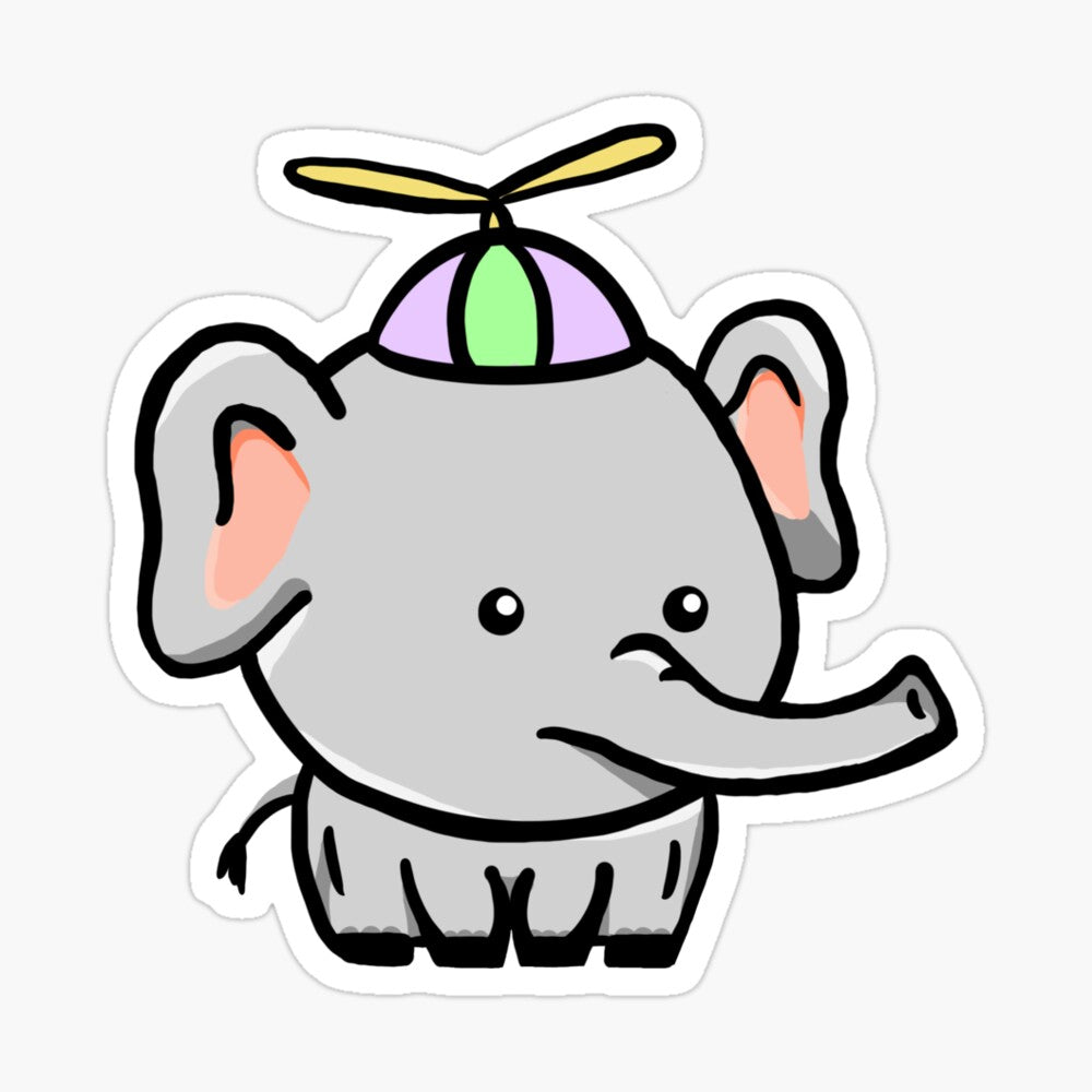 Elephant - Matte Sticker