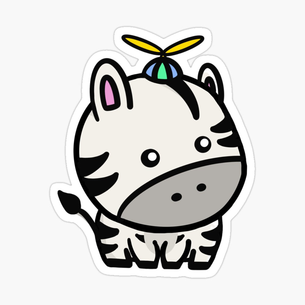 Zebra - Matte Sticker
